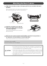 Preview for 13 page of Takara Belmont W SWING YUME Operating Instructions Manual