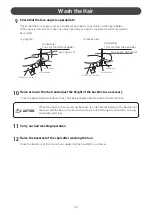 Preview for 23 page of Takara Belmont W SWING YUME Operating Instructions Manual