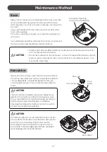 Preview for 27 page of Takara Belmont W SWING YUME Operating Instructions Manual