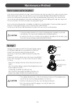 Preview for 30 page of Takara Belmont W SWING YUME Operating Instructions Manual