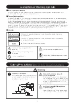 Preview for 2 page of Takara Belmont YUME-iXi Operating Manual