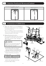 Preview for 17 page of Takara Belmont YUME SWING Installation Manual