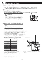 Preview for 27 page of Takara Belmont YUME SWING Installation Manual