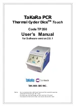 TAKARA PCR TP350 User Manual preview