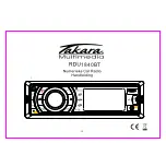 Предварительный просмотр 39 страницы TAKARA RDU-1840BT Instruction Manual