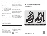 TAKATA 3-POINT SEAT BELT Installation Manual preview