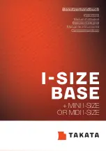 TAKATA I-SIZE BASE Instructions Manual preview