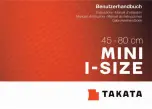 TAKATA MINI I-SIZE Instructions Manual preview