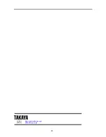 Предварительный просмотр 25 страницы TAKAYA TR3-C202-A0-1 User Manual