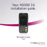 takepayments M3500 3G Installation Manual preview