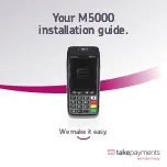 takepayments M5000 Installation Manual preview