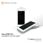 takepayments Your A920 Pro Installation And User Manual preview