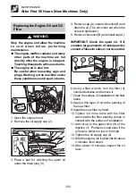 Предварительный просмотр 105 страницы Takeuchi TB108 Operator'S Manual