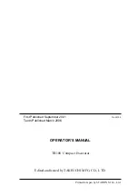 Preview for 169 page of Takeuchi TB108 Operator'S Manual