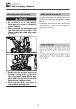 Preview for 72 page of Takeuchi TB175W Operator'S Manual