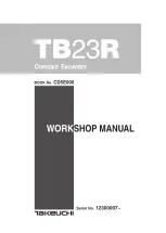 Takeuchi TB23R Workshop Manual предпросмотр