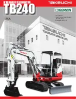 Preview for 1 page of Takeuchi TB240 Manual