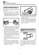 Preview for 20 page of Takeuchi TCR50 Operator'S Manual