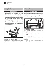 Preview for 56 page of Takeuchi TCR50 Operator'S Manual