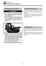 Preview for 66 page of Takeuchi TCR50 Operator'S Manual