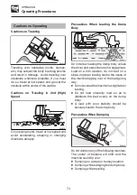 Preview for 76 page of Takeuchi TCR50 Operator'S Manual