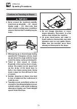 Preview for 78 page of Takeuchi TCR50 Operator'S Manual