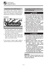 Preview for 112 page of Takeuchi TCR50 Operator'S Manual