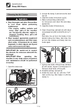 Preview for 116 page of Takeuchi TCR50 Operator'S Manual