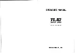 Preview for 2 page of Takeuchi TL10 Operator'S Manual
