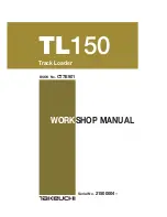 Takeuchi TL150 Workshop Manual preview