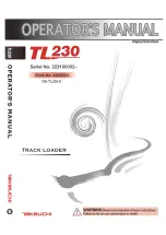 Takeuchi TL230 Operator'S Manual preview