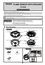 Предварительный просмотр 1 страницы Takex FS-3500E Instruction Manual