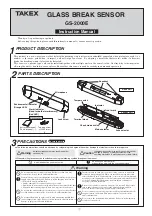 Preview for 1 page of Takex GS-2000E Instruction Manual