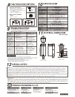 Предварительный просмотр 4 страницы Takex MW-100AL Instruction Manuals