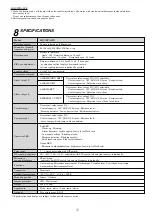 Предварительный просмотр 7 страницы Takex MX-12FAMD Instruction Manual