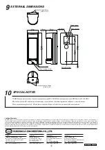 Предварительный просмотр 8 страницы Takex MX-12FAMD Instruction Manual