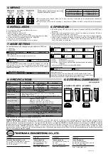 Preview for 2 page of Takex PA-450EA Instruction Manual