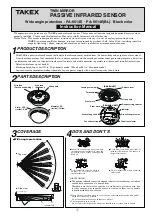 Takex PA-6614E Instruction Manual предпросмотр