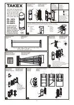 Takex PB- 100FA Installation Manual предпросмотр