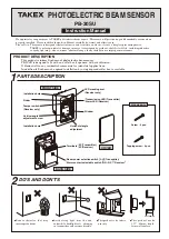 Takex PB-30SU Instruction Manual preview