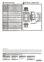 Предварительный просмотр 4 страницы Takex PB-30SU Instruction Manual