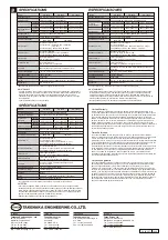 Preview for 4 page of Takex PB-30TK Instruction Manual