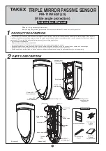 Takex PIR-T15WE(G) Instruction Manual preview