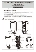 Preview for 1 page of Takex PIR-T40NAM Instruction Manual