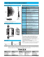 Preview for 2 page of Takex PVW-12TE Manual