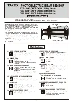 Takex PXB-50F Instruction Manual предпросмотр