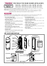 Предварительный просмотр 1 страницы Takex Quad PB-IN-100HF Instruction Manual