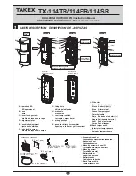 Предварительный просмотр 1 страницы Takex TX-114FR Instruction Manual