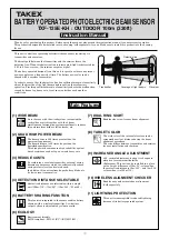 Предварительный просмотр 1 страницы Takex TXF-125E-KH Instruction Manual