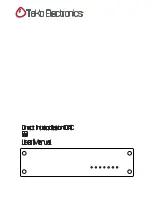 Preview for 1 page of TaKo Electronics EBi Direct Interpolation DAC User Manual